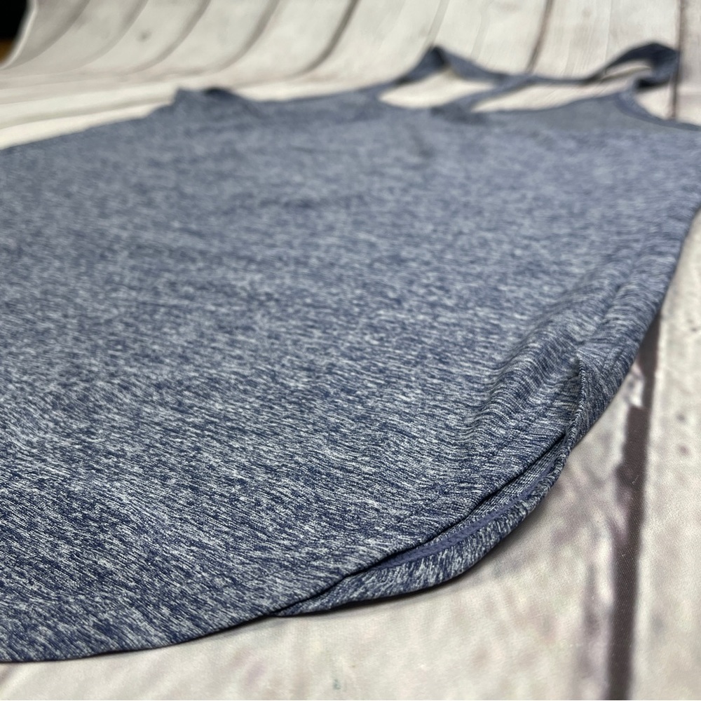 REEBOK gray logo workout racerback tank top, size L - Picture 7 of 12